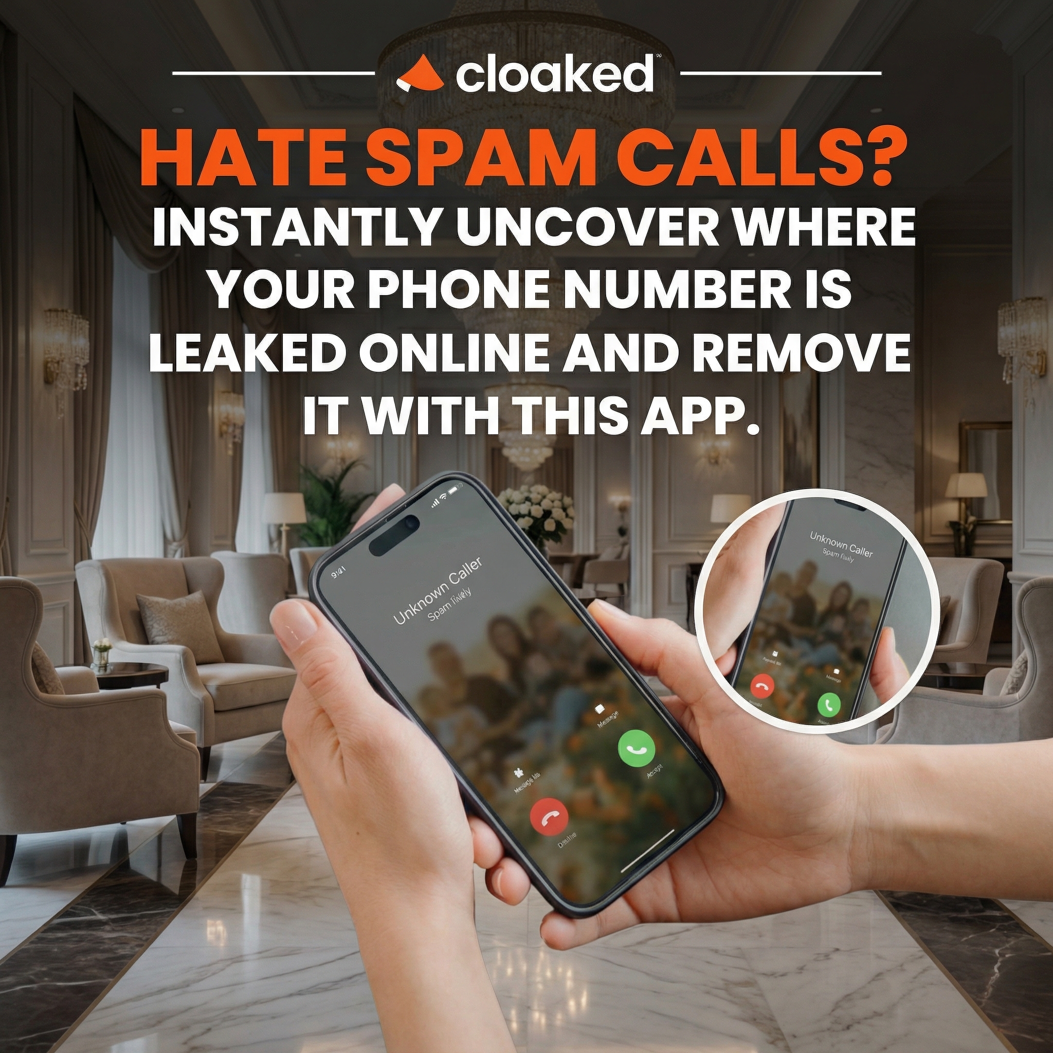 Cloaked Inc. Facebook ad