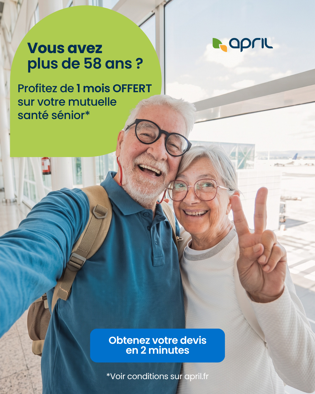 APRIL Facebook ad: APRIL Folies: 1er mois offert