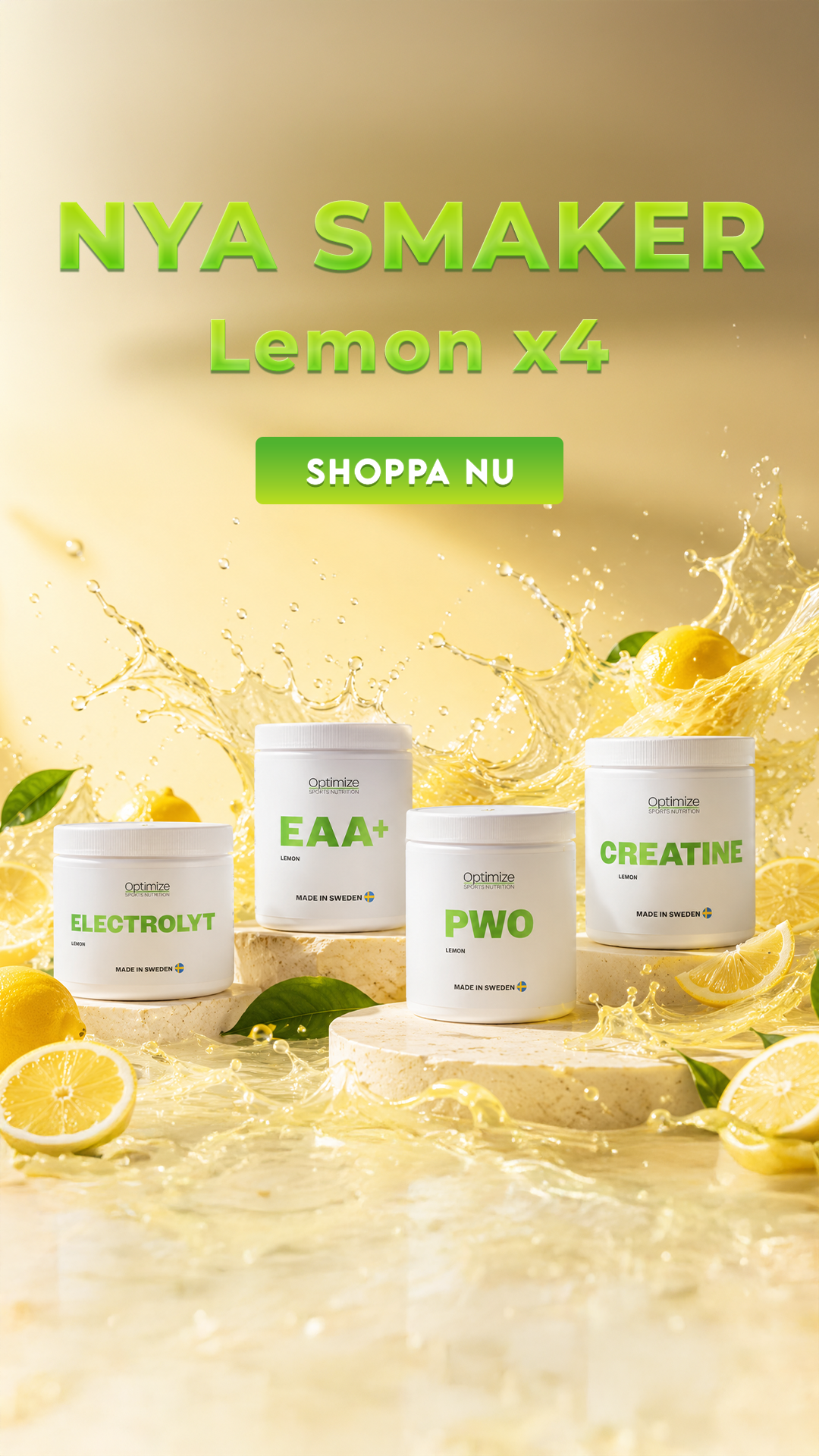Optimize Sports Nutrition Facebook ad