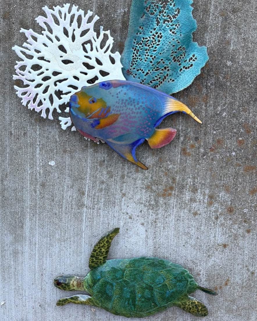 Nancy Sciabica Facebook ad: Metal Art Sea Life