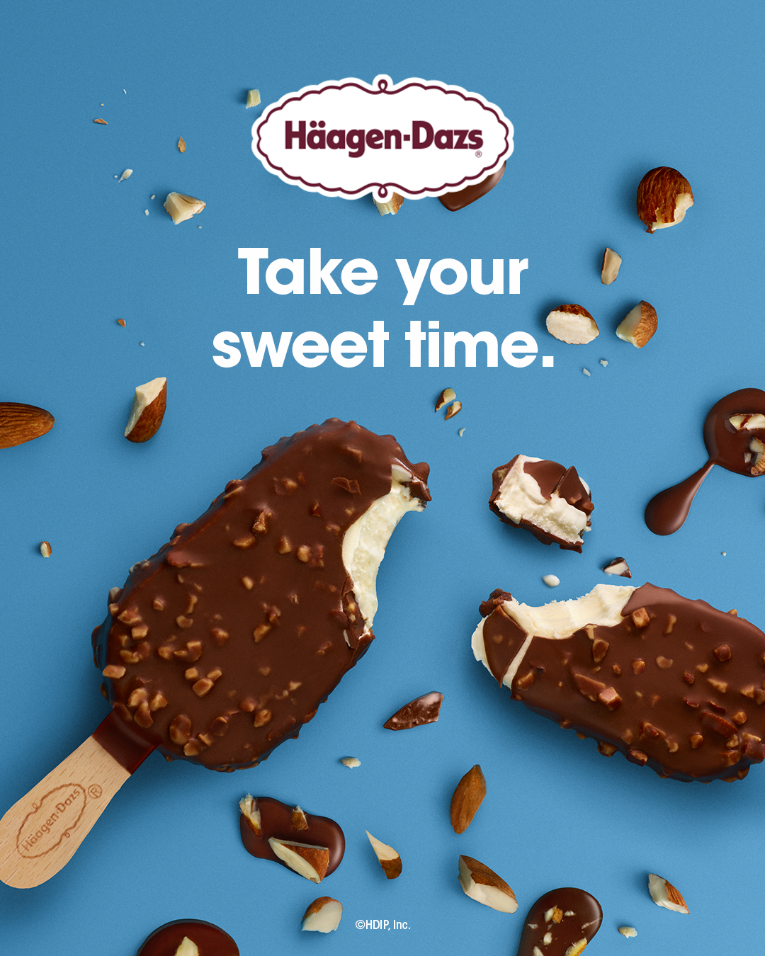 Häagen-Dazs Facebook ad: The bar made to be savored.