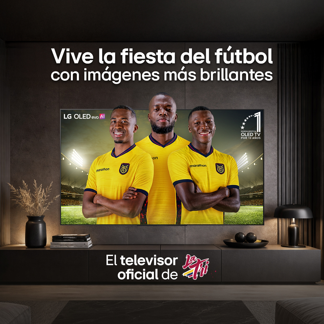LG Global Facebook ad: Sabemos que cada partido de La Tri merece…