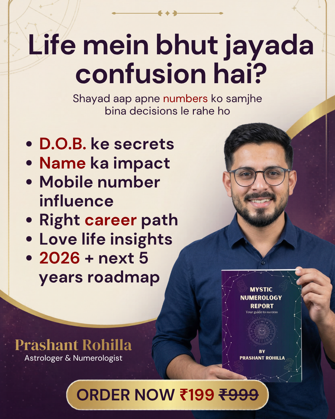 Mystic.Prashant Facebook ad