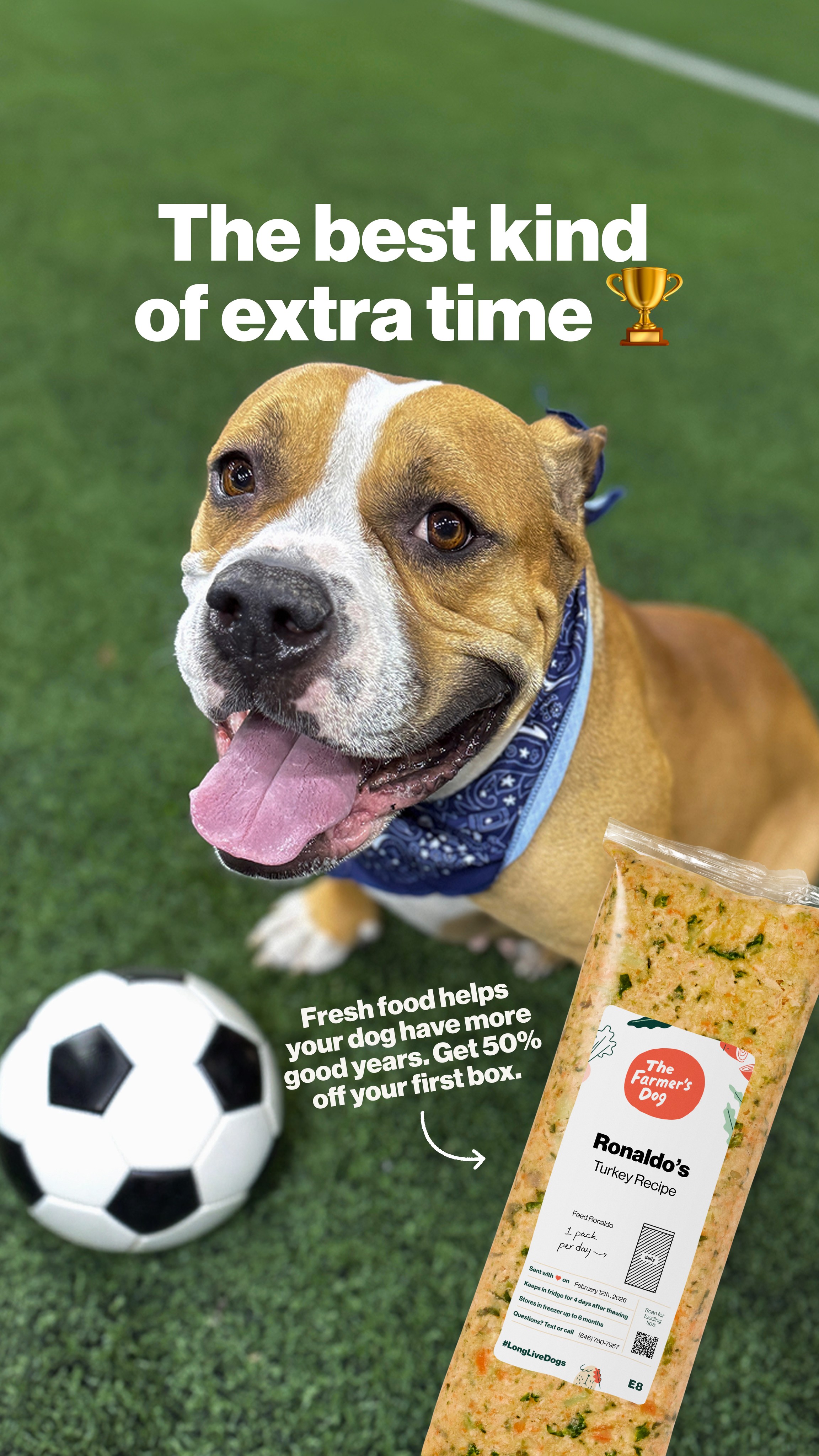 The Farmer's Dog Facebook ad