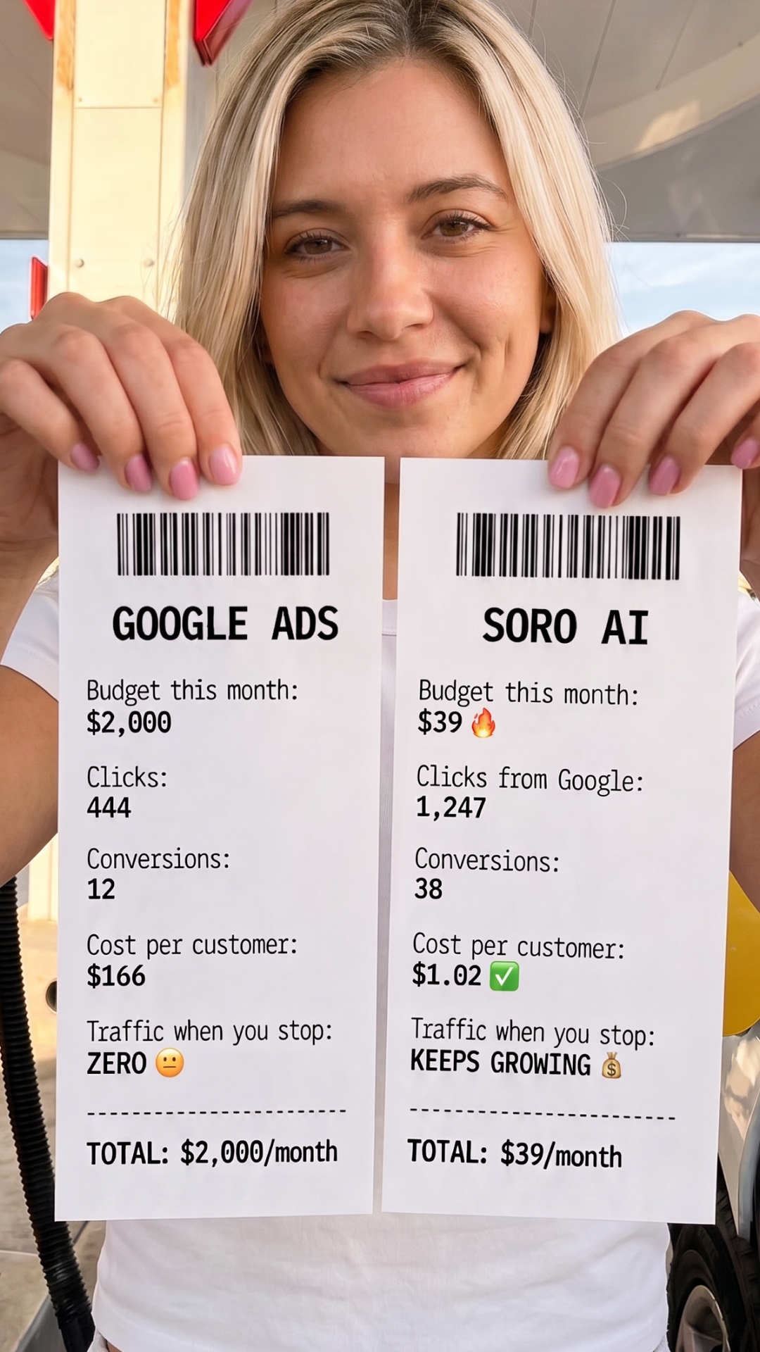 Soro SEO Facebook ad