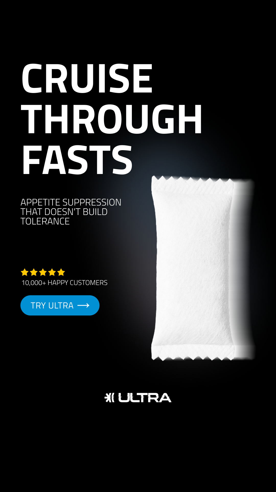 Ultra Pouches Facebook ad