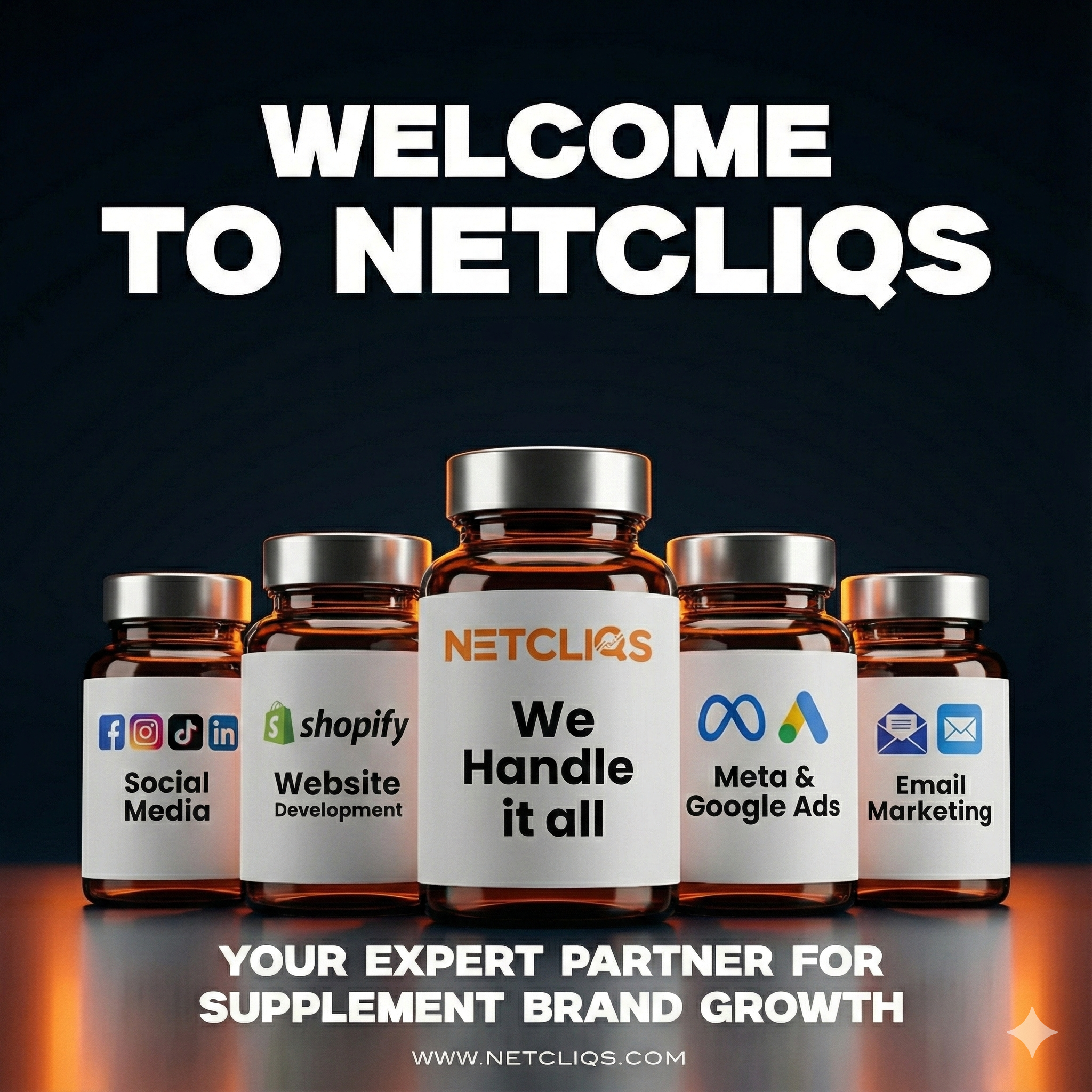 NetCliqs Inc Facebook ad: Your Growth Partner for Brands