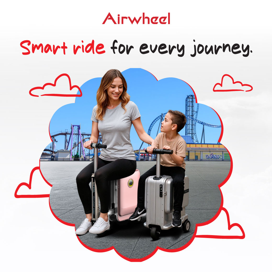 Airwheel Australia Facebook ad: Ride Smart, Travel Better