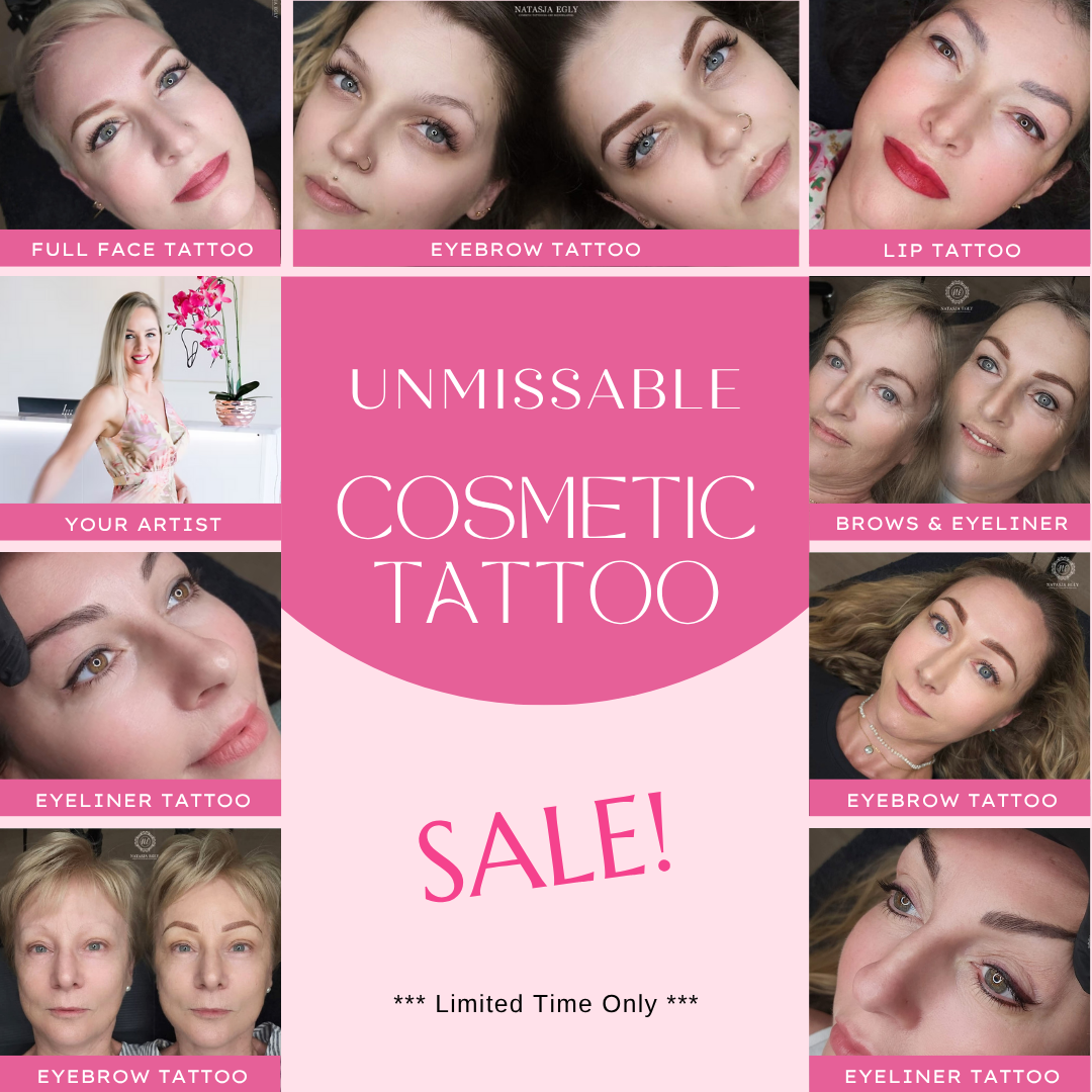 Natasja Egly Cosmetic Tattooing Sunshine Coast Facebook ad: Redeem your offer today!
