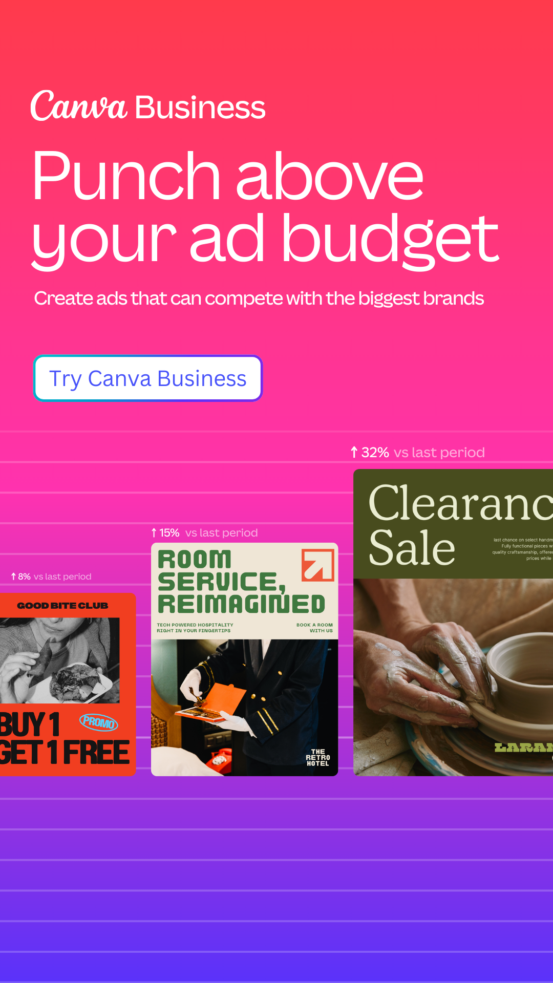 Canva Facebook ad