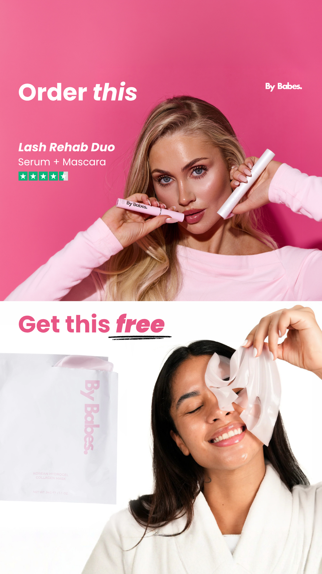 By Babes Facebook ad