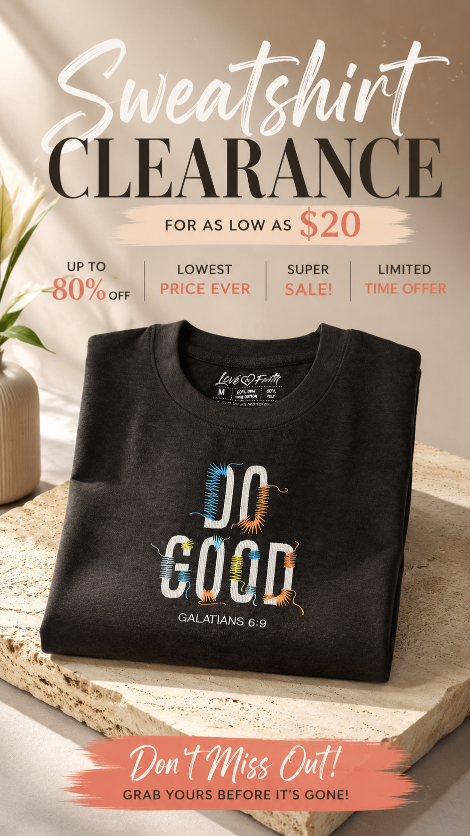 Love in Faith Facebook ad
