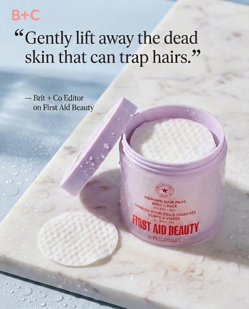 First Aid Beauty Facebook ad: Targeted Post-Shave Care