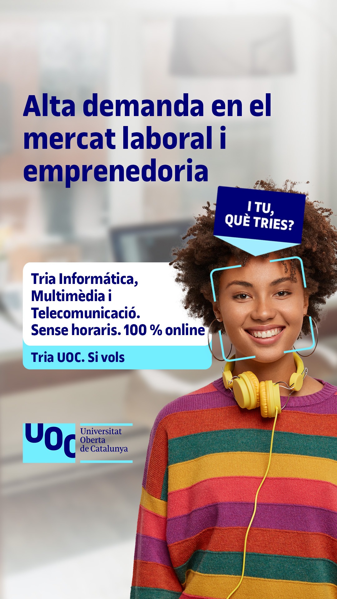 Universitat Oberta de Catalunya (UOC) Facebook ad