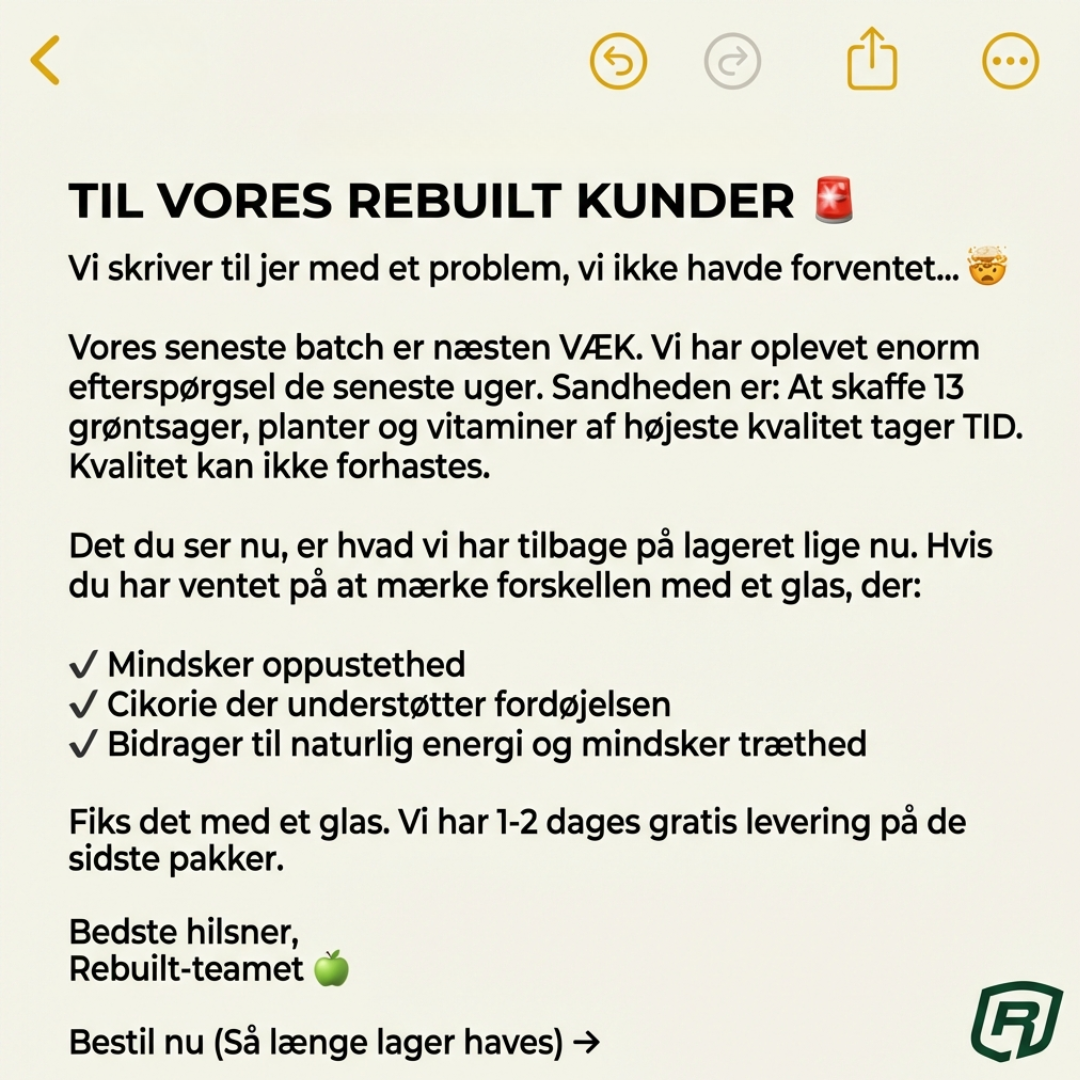 Rebuilt Performance Facebook ad
