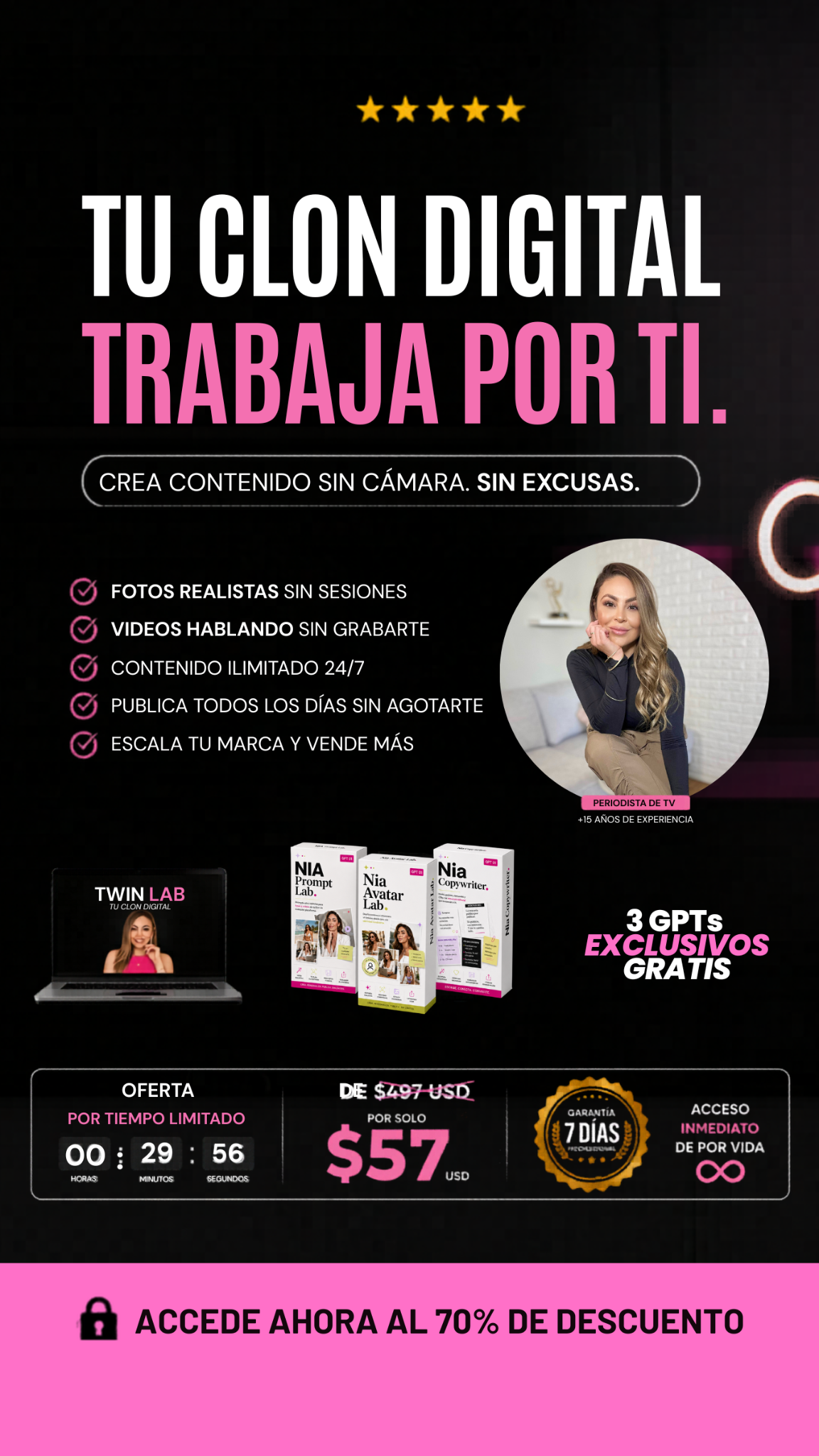 Laboratorio de Contenido Facebook ad from May 8, 2026