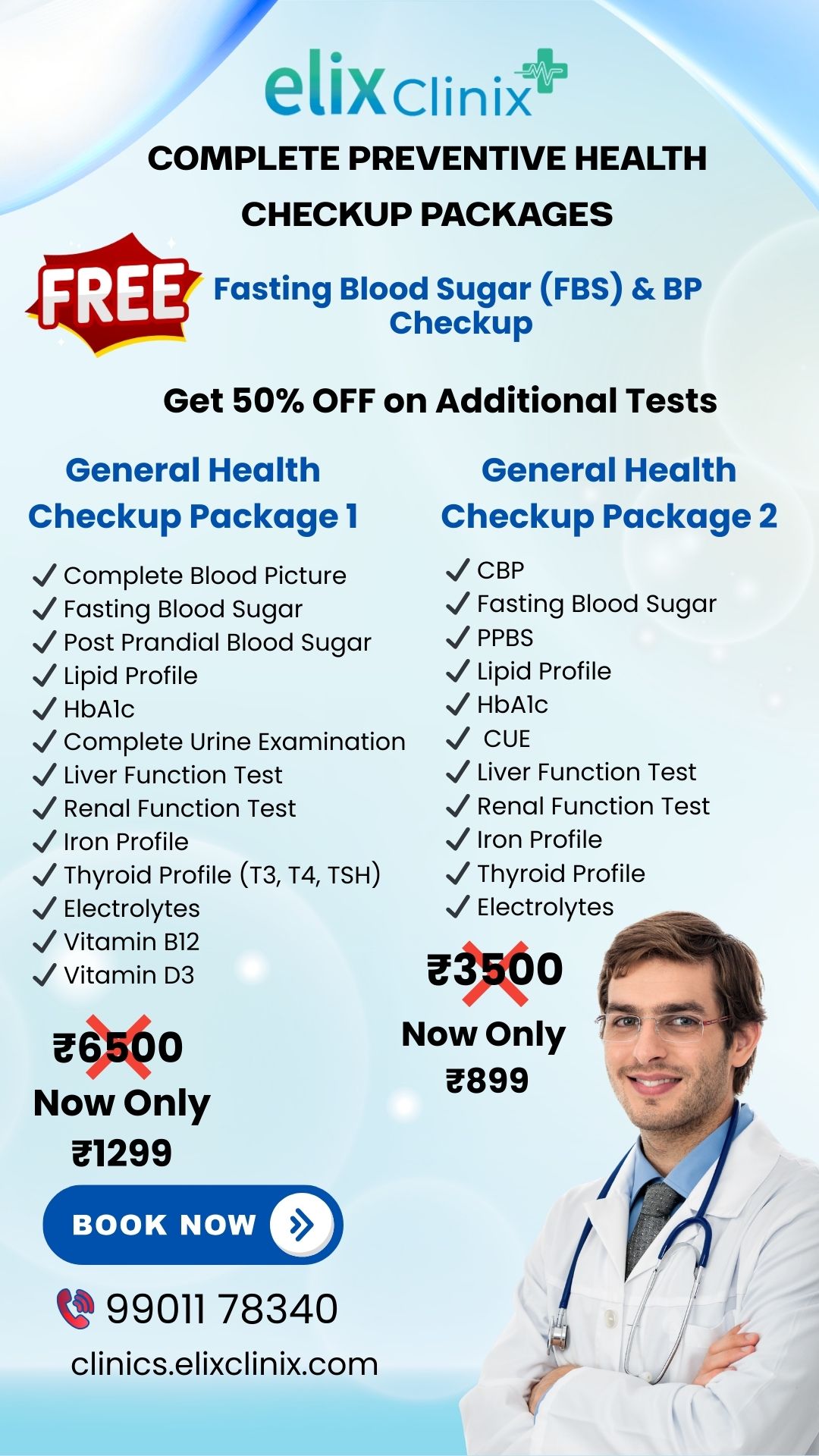 Elixclinix Facebook ad from Mar 31, 2026