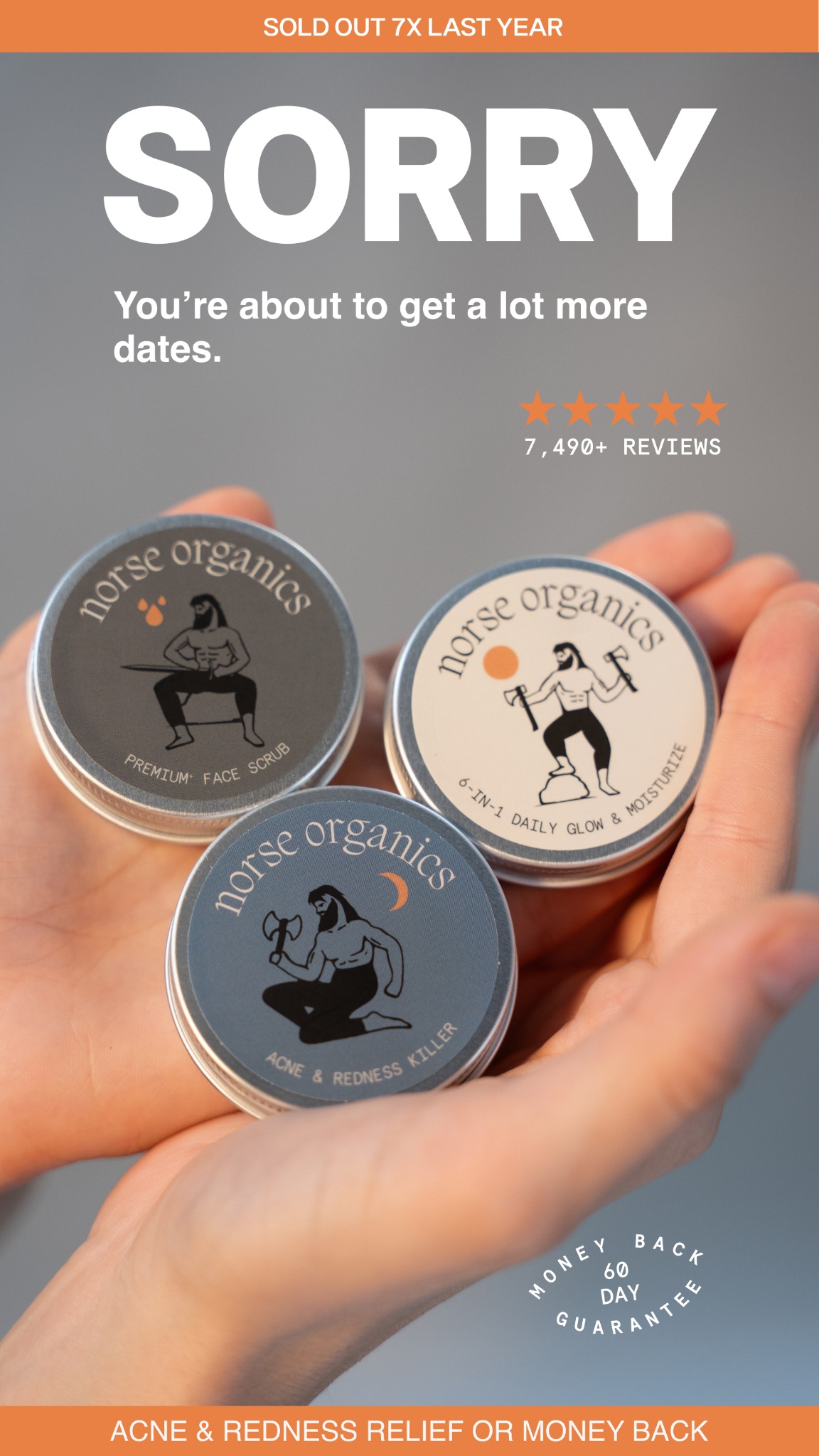 Norse Organics Facebook ad