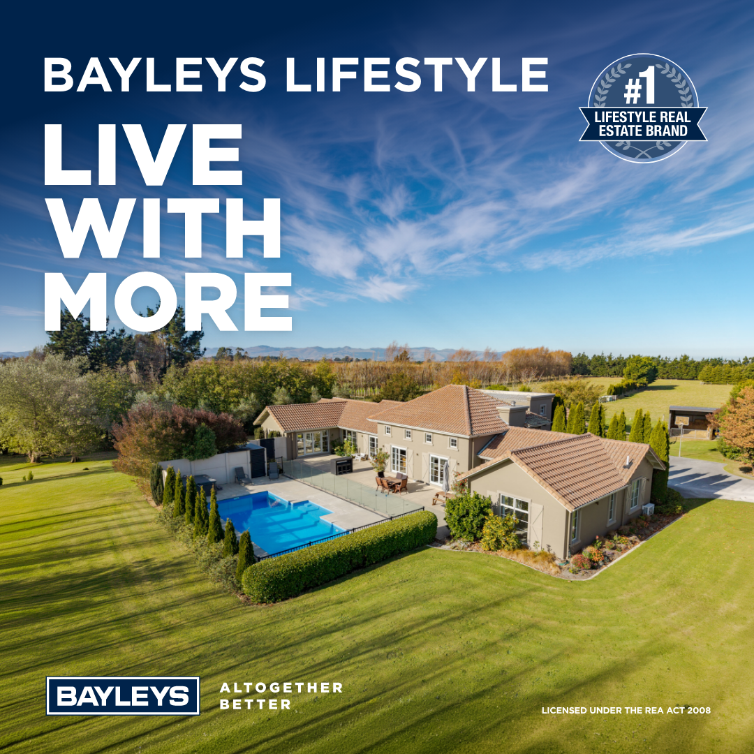 Bayleys Country Facebook ad: NZ’s #1 lifestyle real estate brand