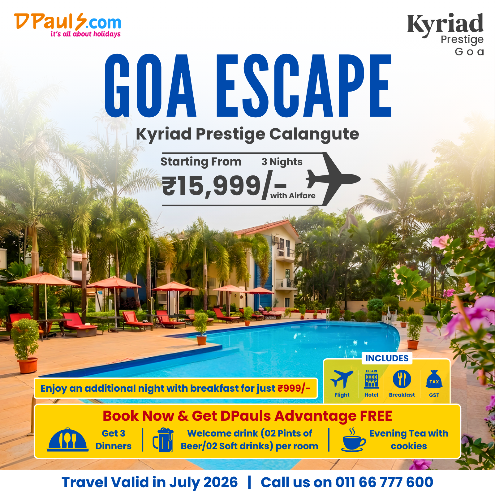 DPauls Travel & Tours Ltd Facebook ad