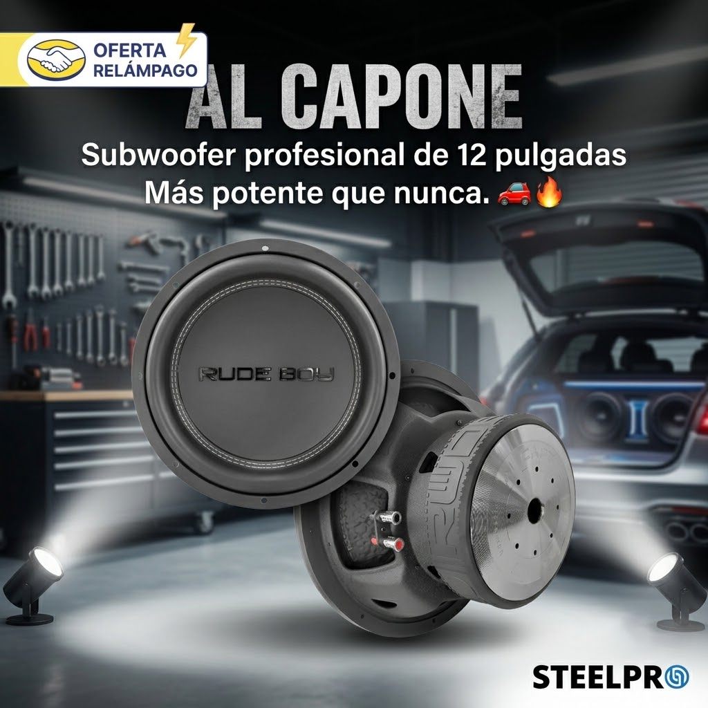 Axel by Steelpro Facebook ad: Subwoofer 12pulg 3600 Doble Bobina The Rude Boy By…