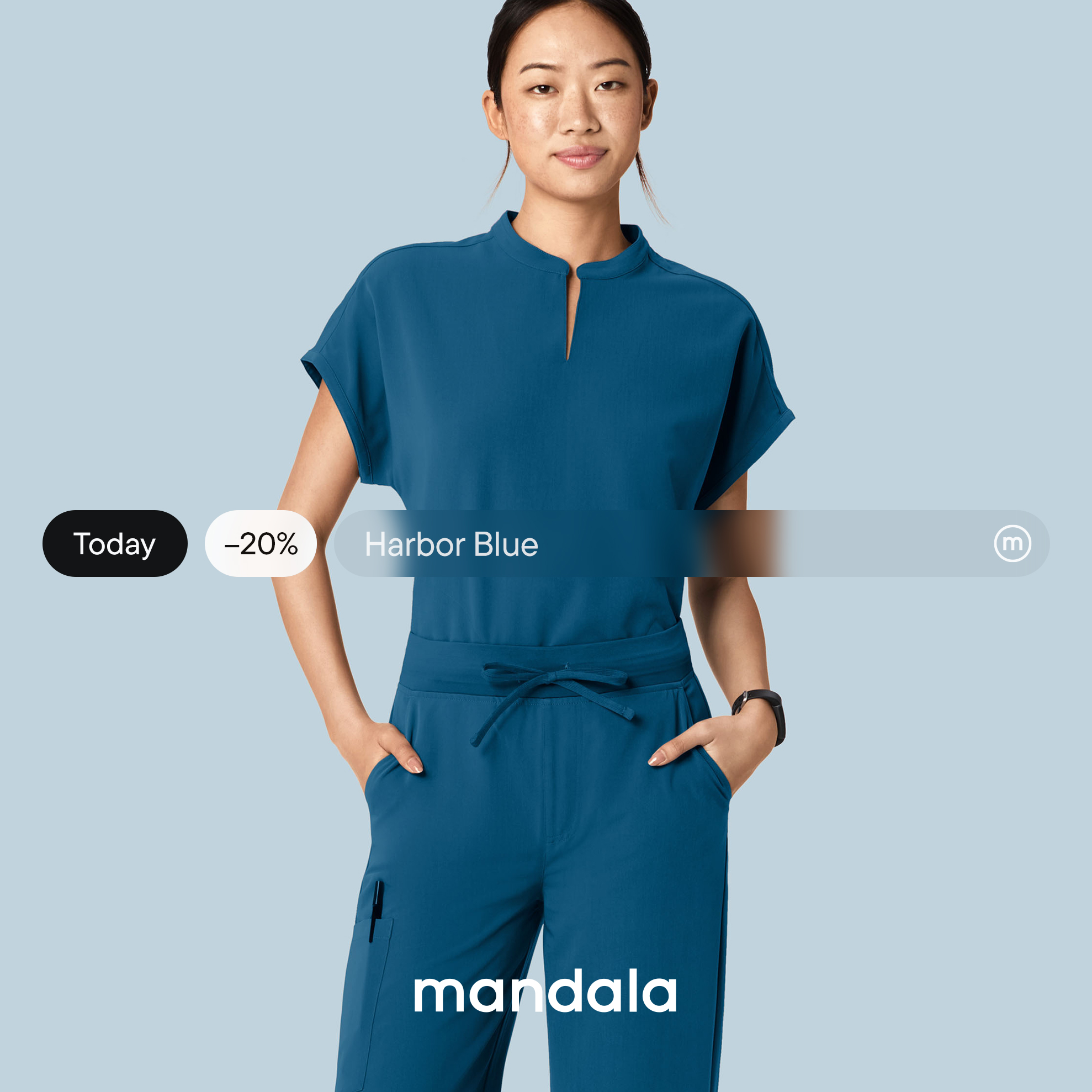 Mandala Scrubs Facebook ad