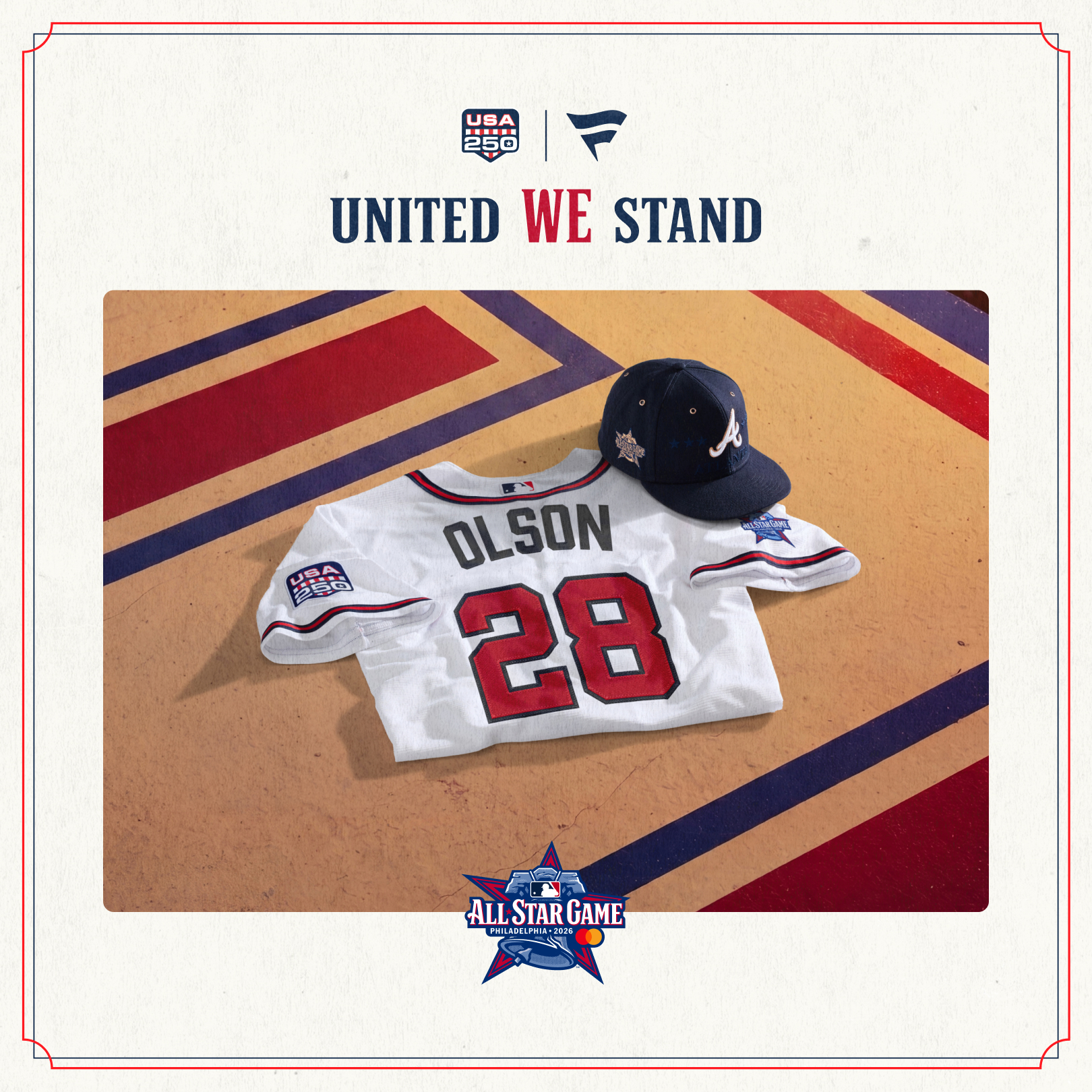 Atlanta Braves on Fanatics Facebook ad
