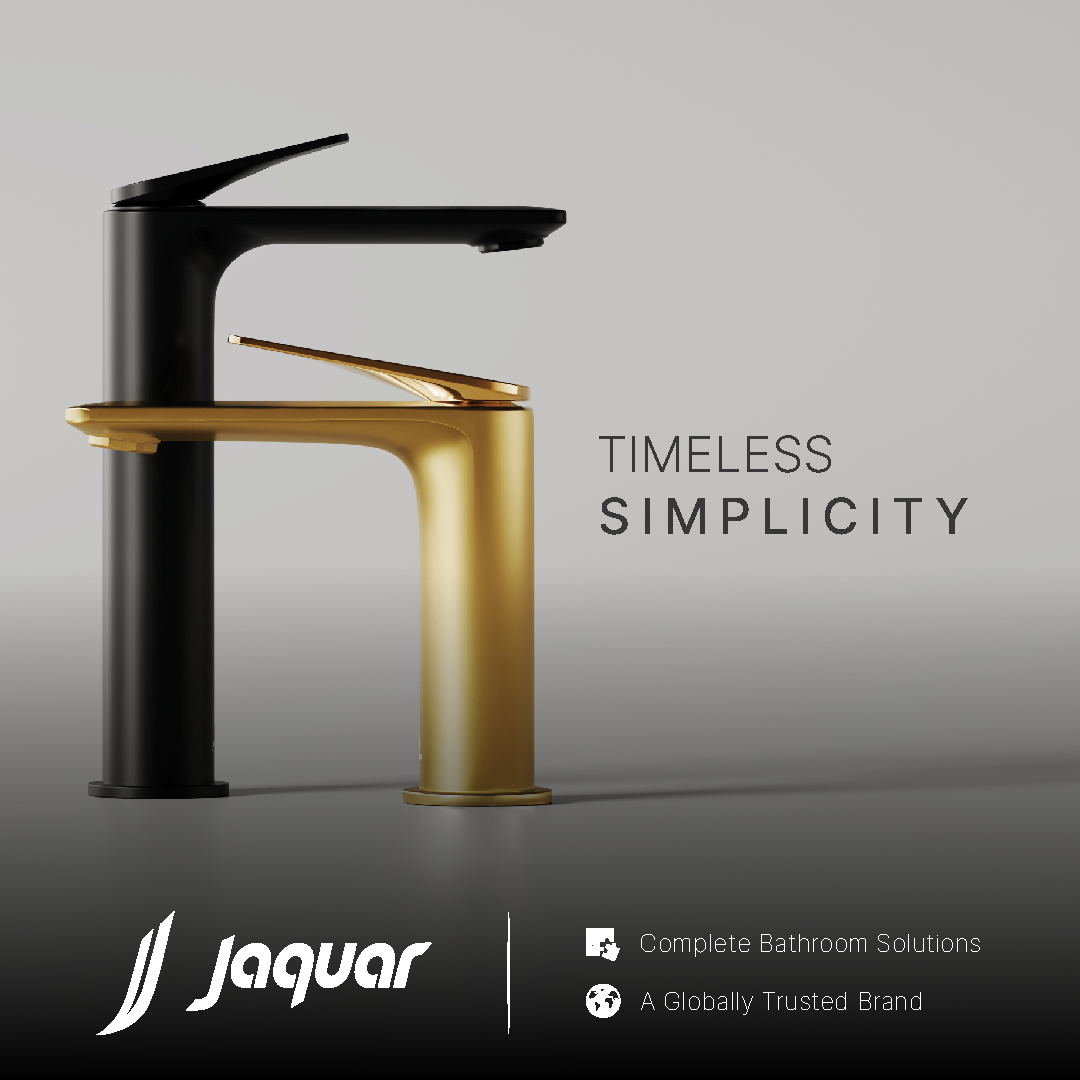 Jaquar World Facebook ad: Elevate your home with Laguna’s globally inspired faucets.