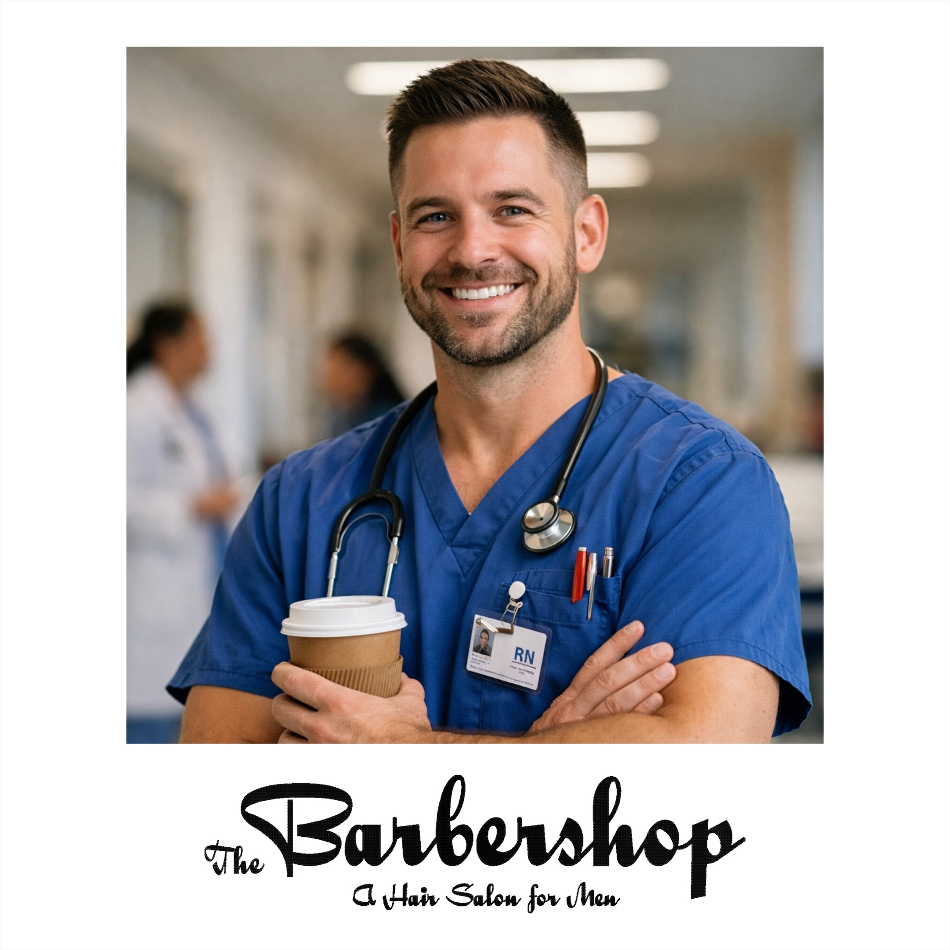 The Barbershop a Hair Salon for Men Facebook ad