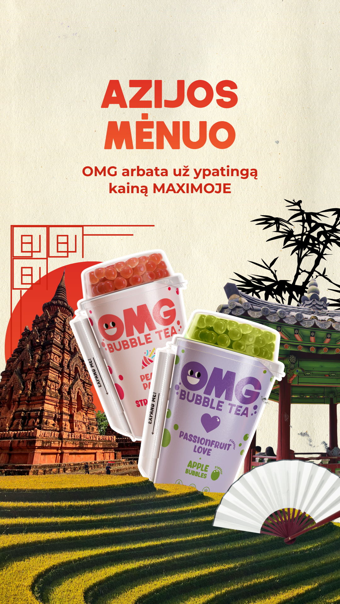 OMG Bubble Tea Facebook ad