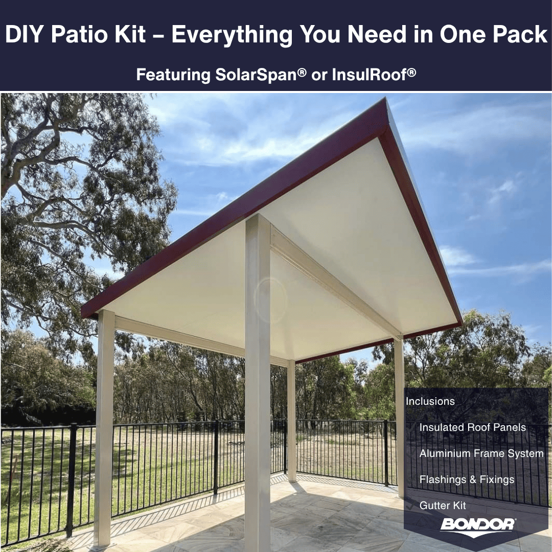Bondor Facebook ad: Build Your Dream Patio and Save