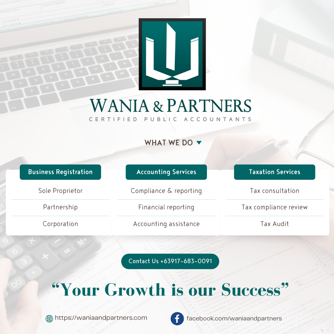 Wania & Partners - Certified Public Accountants Facebook ad: We are a registered general professional partnership…