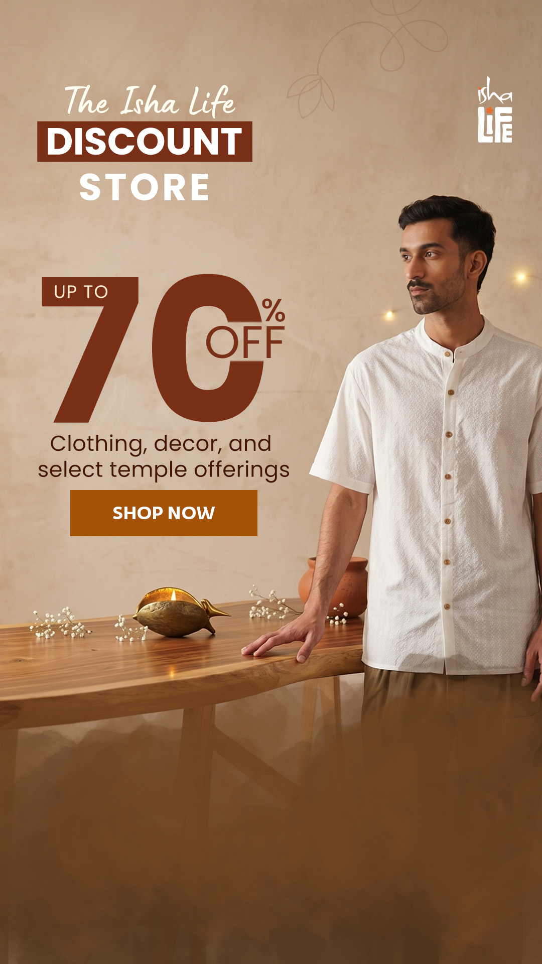 Isha Life Facebook ad