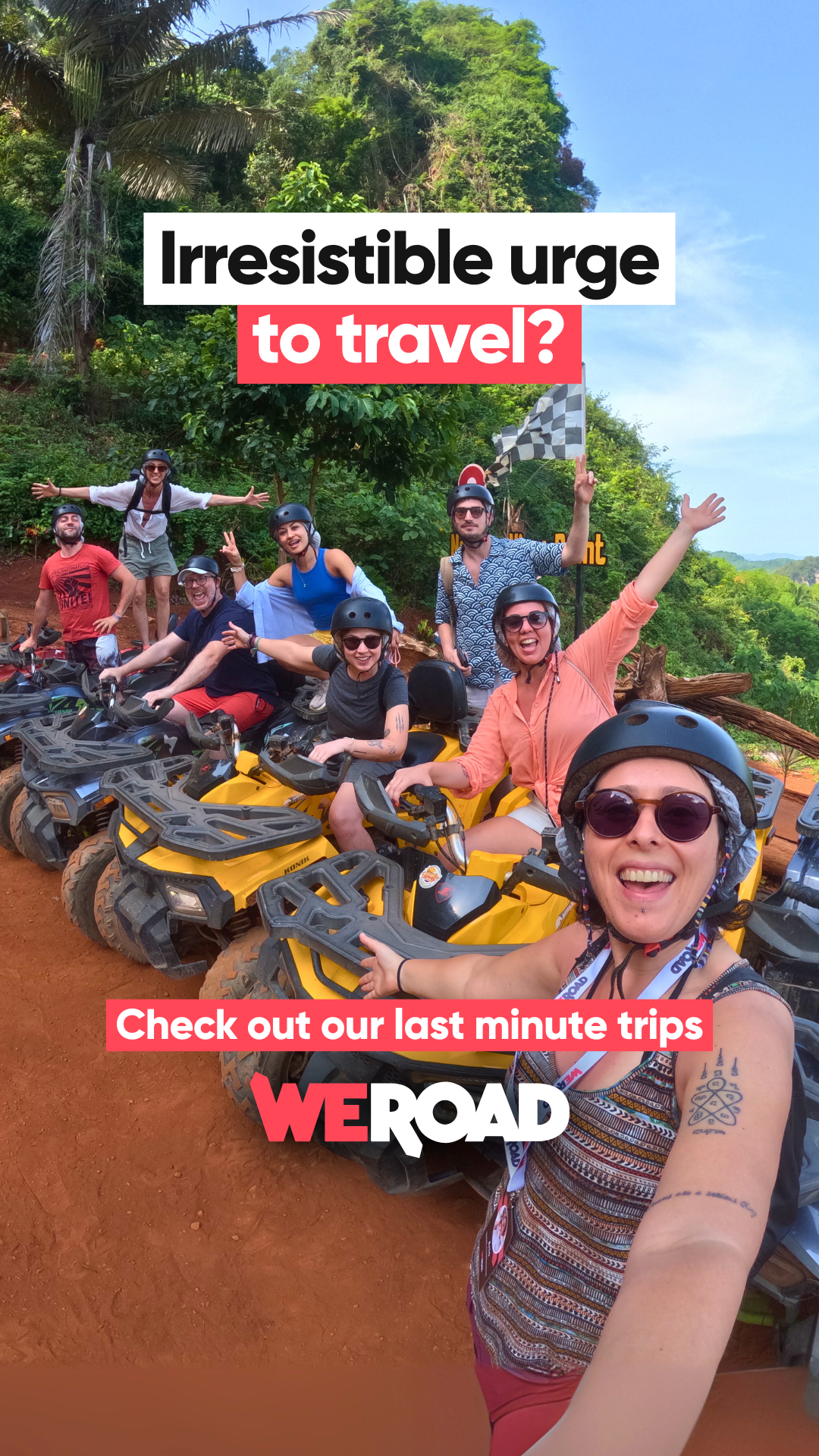 WeRoad Travel Facebook ad