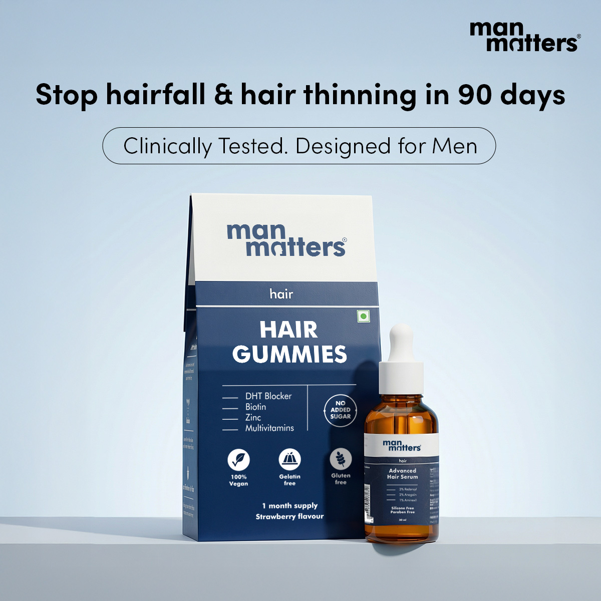 Hair Matters by Man Matters Facebook ad
