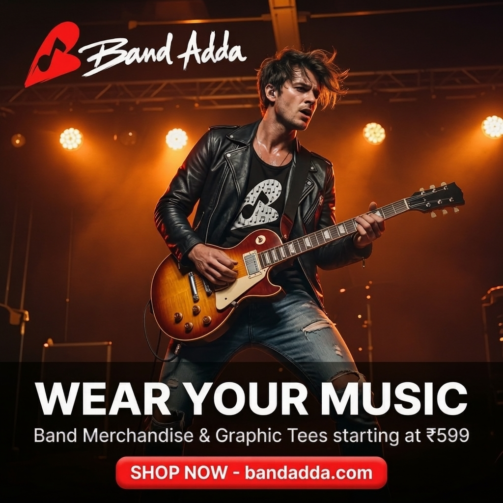 Bandadda Facebook ad: Rock, Metal, Bhakti, Jazz & More, Tees at ₹599