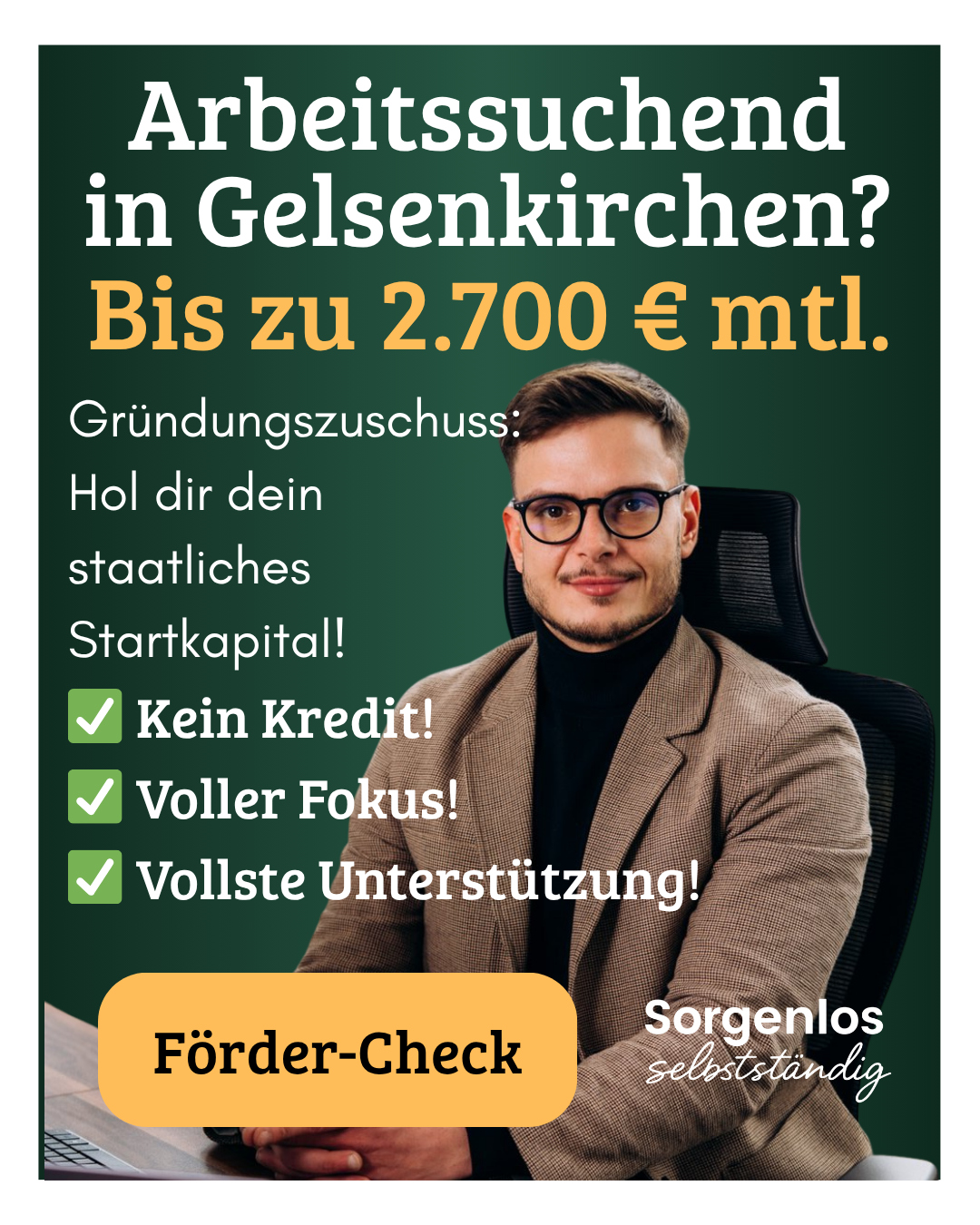 Sorgenlos Selbstständig Facebook ad: Du willst dich in Gelsenkirchen selbstständig machen? Hol…