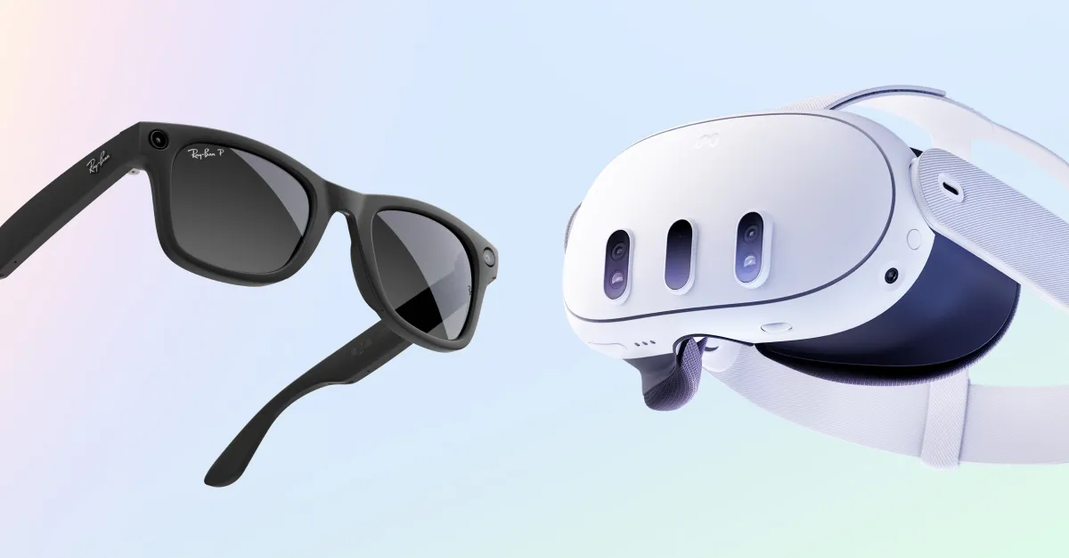 Test app Facebook ad: Meta - Shop AI glasses and VR headsets
