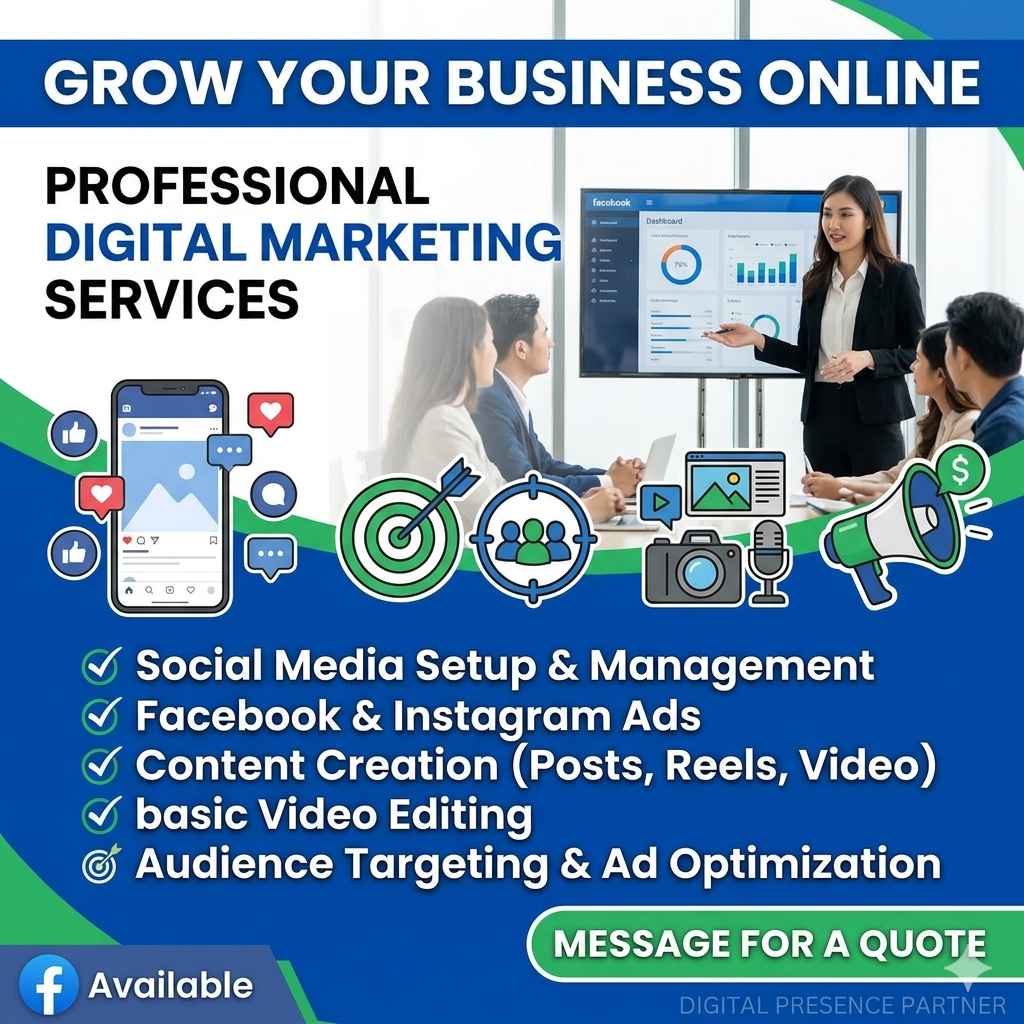 Aditya Chatterjee Facebook ad: Digital Marketing for Small Business