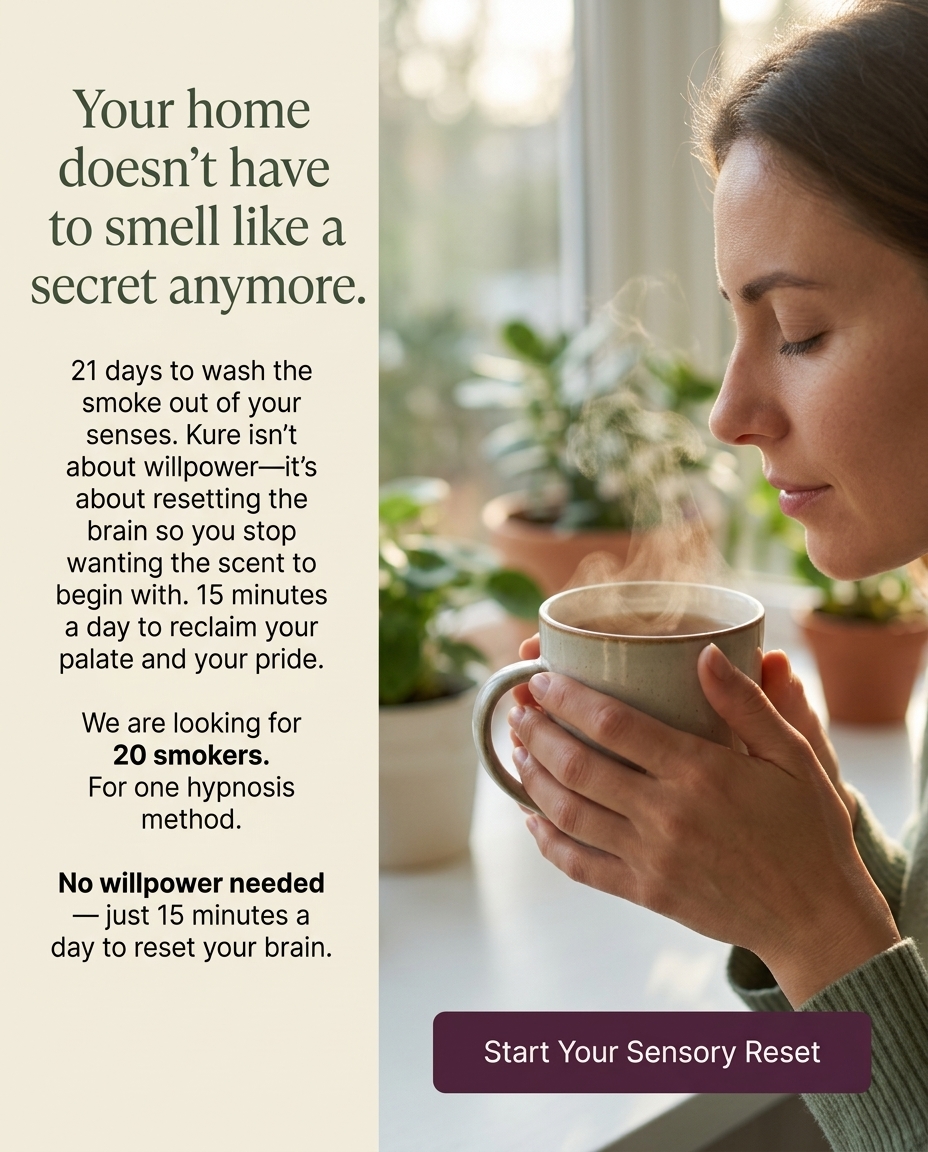 Hypnosis to Stop Smoking Facebook ad