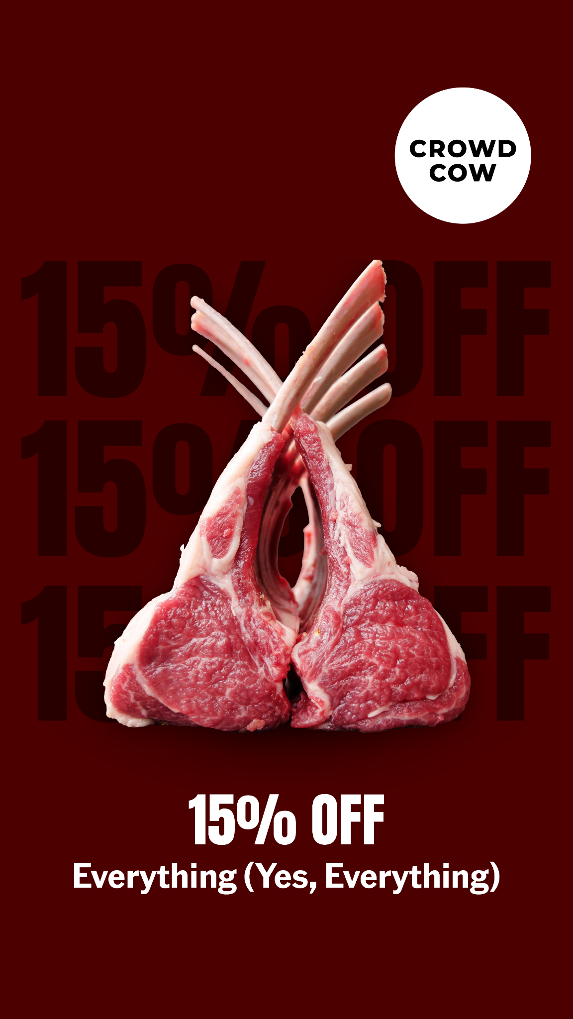 Crowd Cow Facebook ad