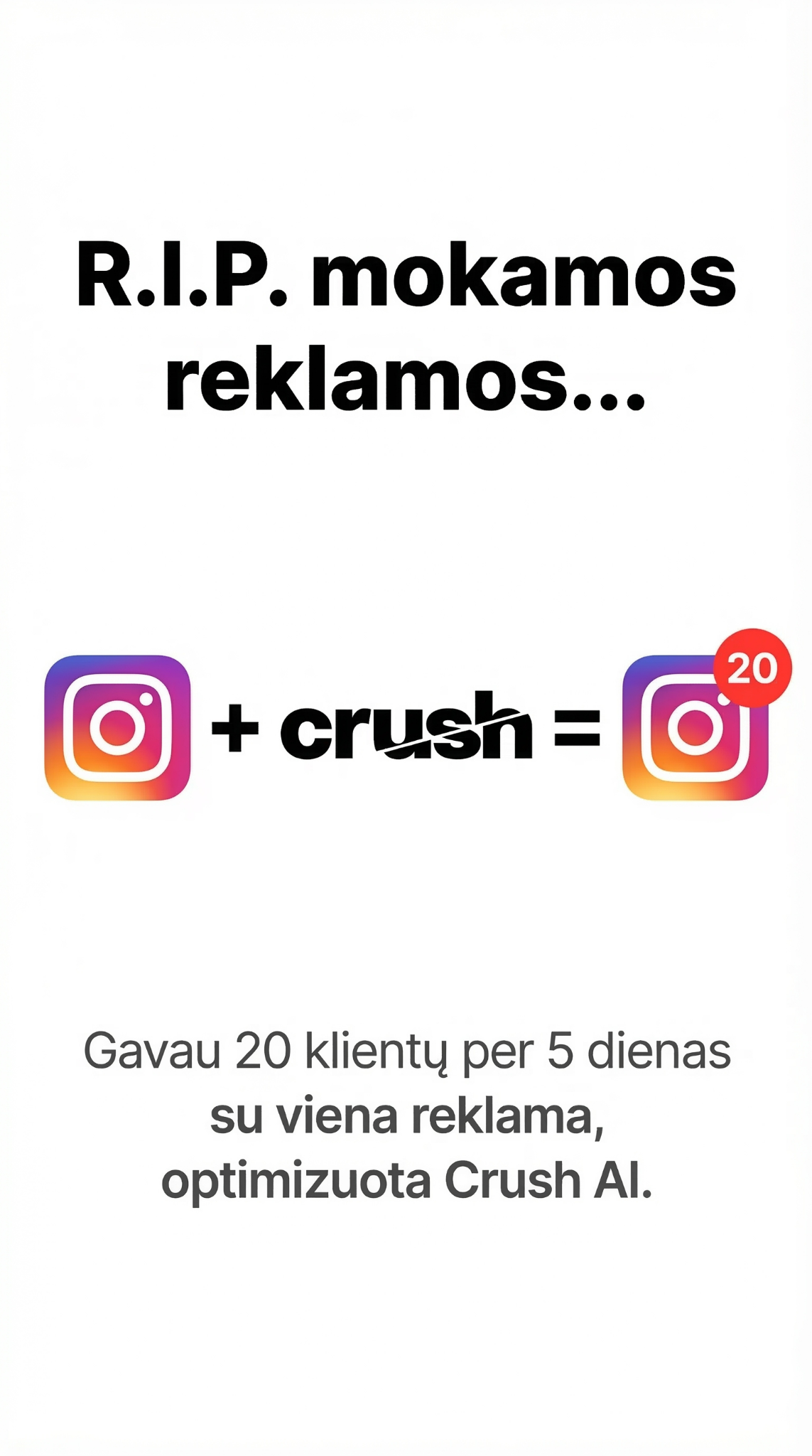 trycrush.ai Facebook ad