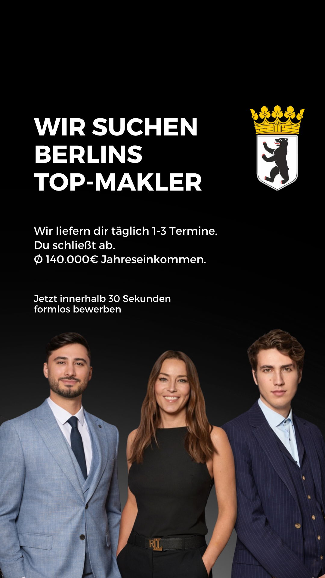 Von-Otto-Immobilien GmbH Facebook ad: Wir suchen Top Makler!