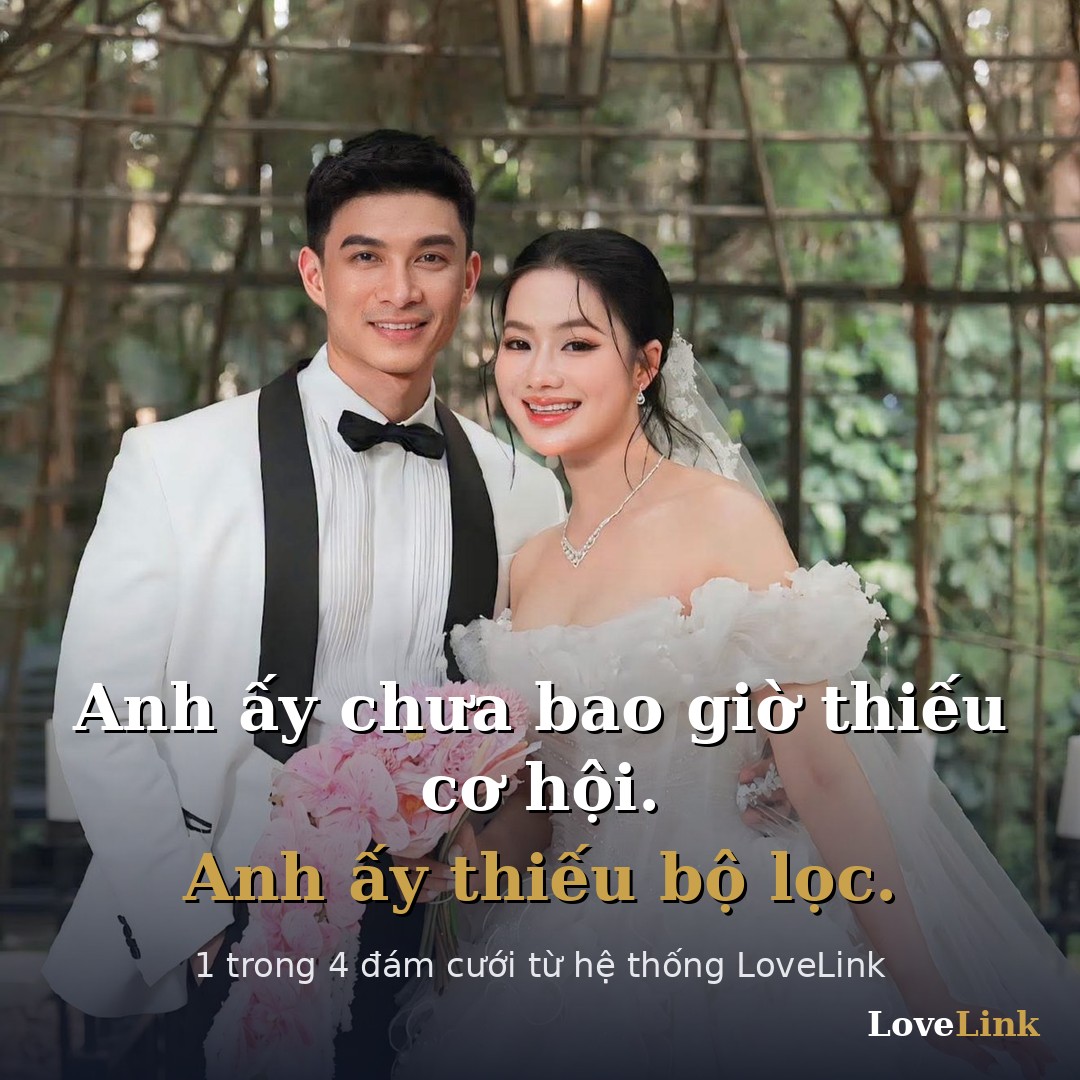 The Love Link Show Facebook ad: Không thiếu cơ hội. Thiếu bộ lọc.