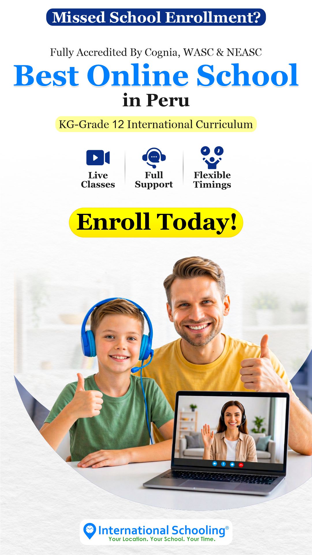 International Schooling Facebook ad