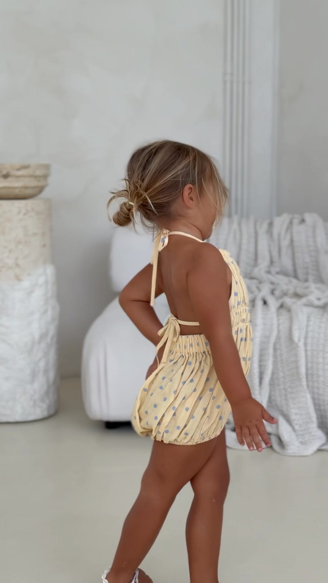 Noni the label Facebook ad: INDY ROMPER - LIMON BLEU