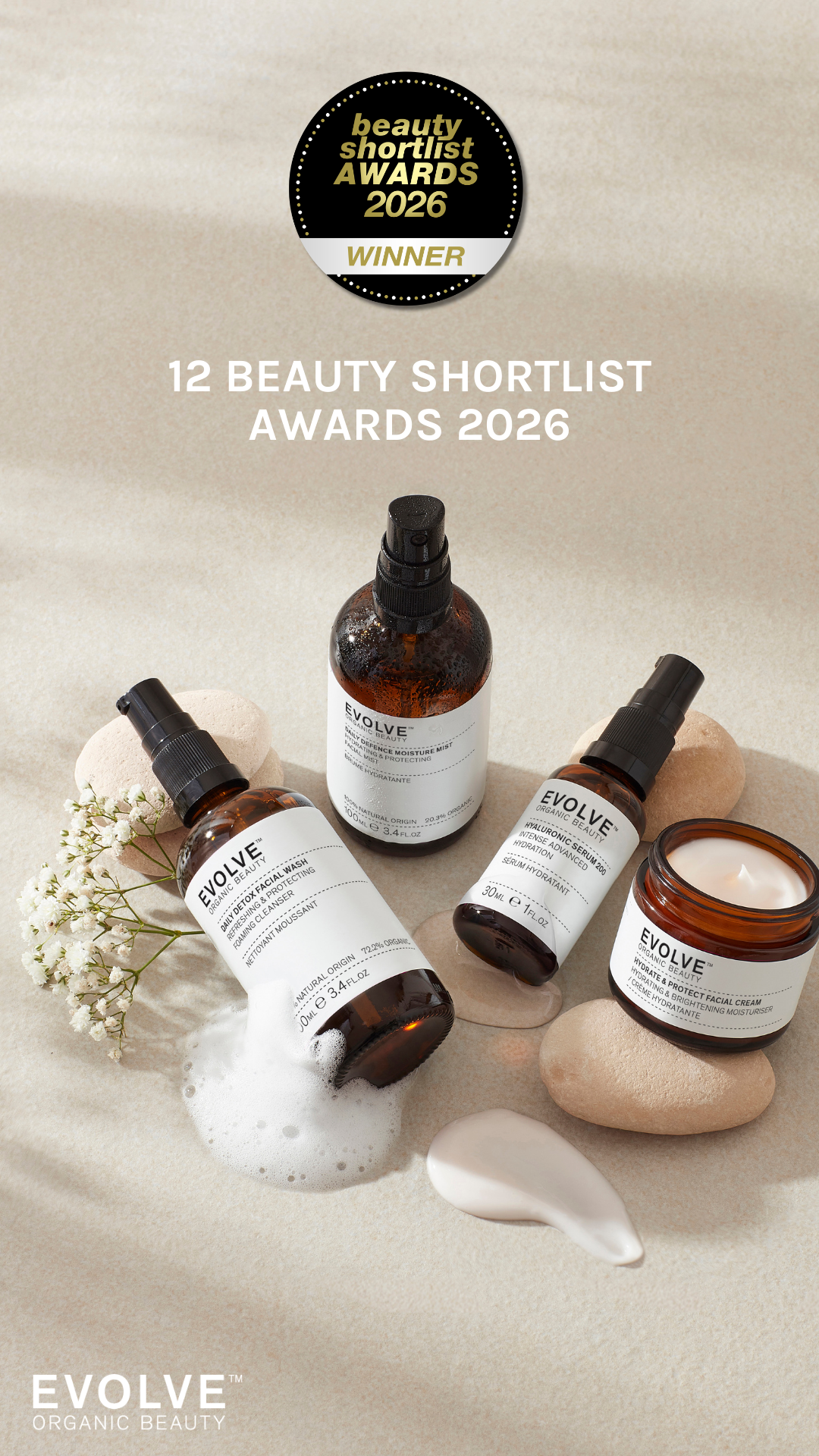 Evolve Beauty Facebook ad