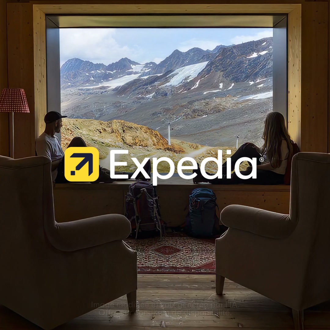 Expedia Facebook ad: Réservez une escapade de week-end
