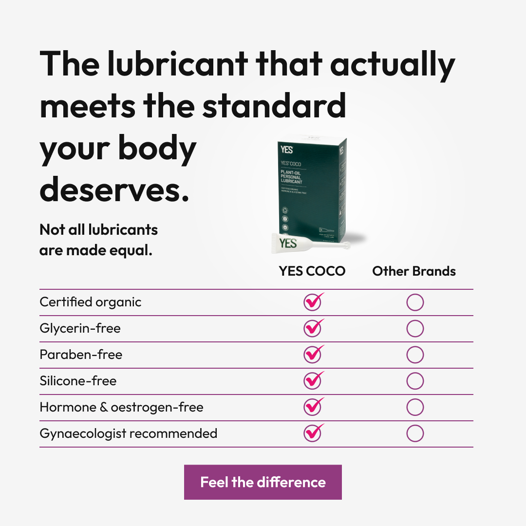 YES - The Organic Intimacy Company Facebook ad