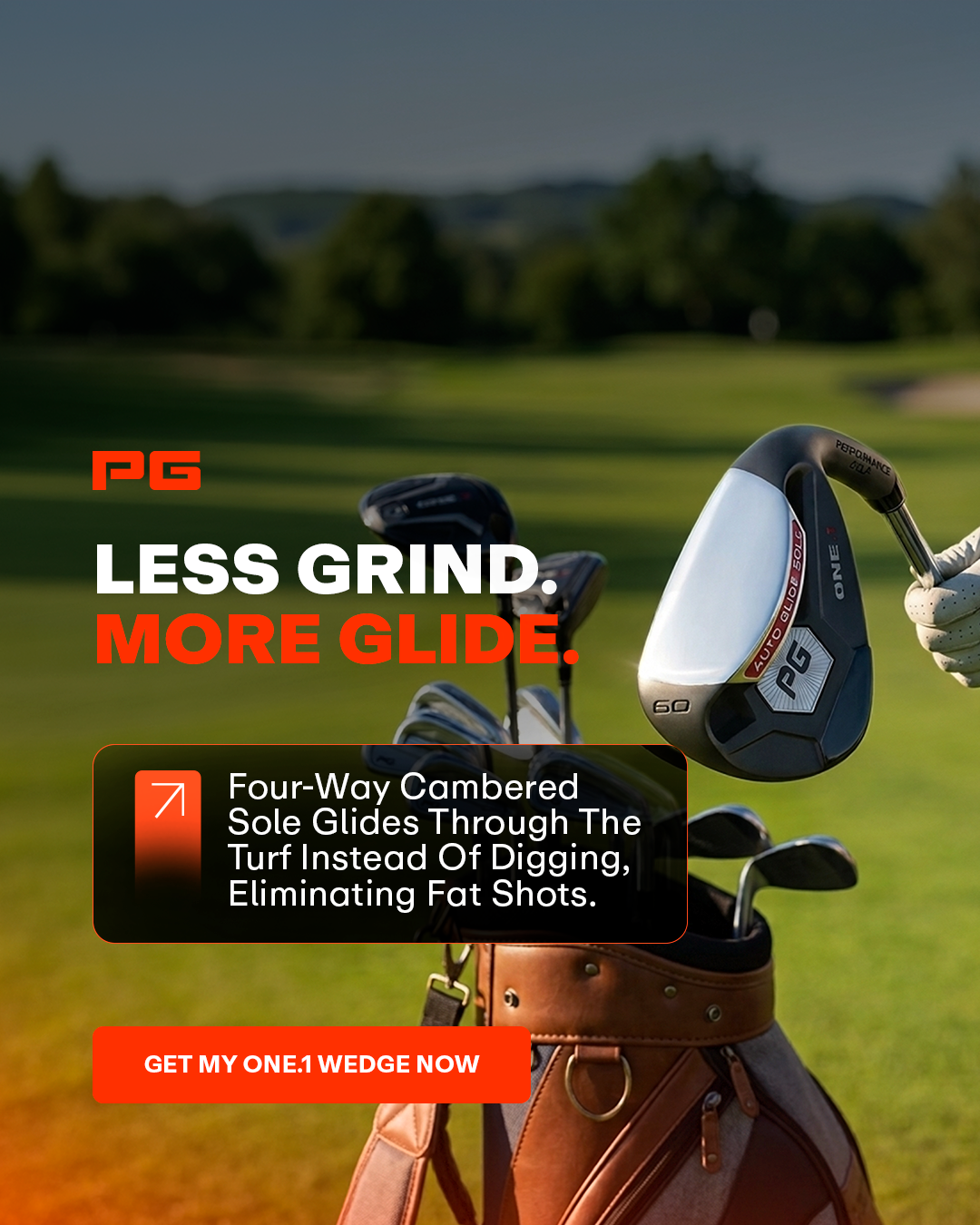 Performance Golf Facebook ad